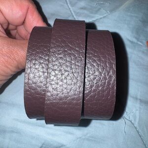 Rustic Cuff Brown Leather Bracelet
